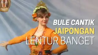Bule Cantik Jaipongan Daun Pulus. Lentur Banget!!!