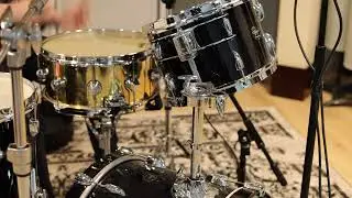 DW Bell Brass 6.5x14 Featuring a Evans Strata 1000