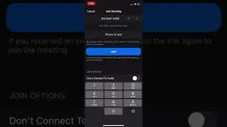 Join Zoom on Phone + Change Name