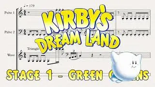 Stage 1 - Green Greens - Kirby's Dream Land (Game Boy, 1992) OST - Music Transcription