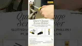 Stanley 6-in-1 Screwdriver Set Model no : STHT68012-8