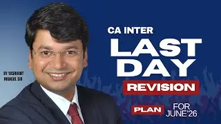 CA Inter GST Last Day Revision Plan 🔥 | LDR Strategy for Jan 2026 #caexams #cainter