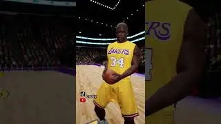 POV guarding prime Shaq #nba  #animation  #basketball