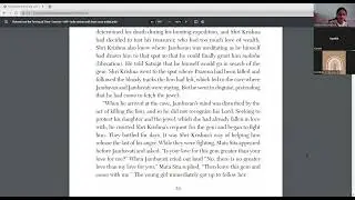 Session3 CCC Bookclub Rukmini  Book Reading