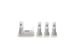 AT T 4Handset Cordless Phone System with Smart Call Bloc...
