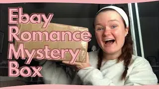 unboxing eBay romance mystery book box!!