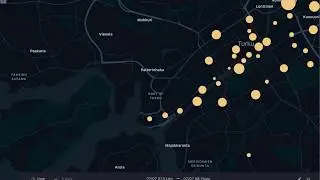 24 h City Bike Traffic in Turku