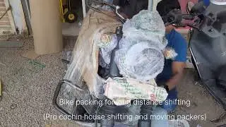 Long Distance Bike transportation packing method