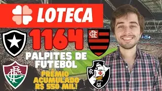 LOTECA 1164 - PALPITES DE FUTEBOL - PRIMEIRA LOTERIA DE 2025 - PRÊMIO ACUMULADO DE 550 MIL REAIS!