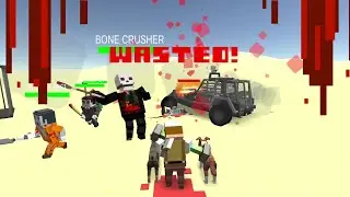 Mad Scientist created Giants that turned into Deadly Zombies in Blockapolypse Zombie Shooter