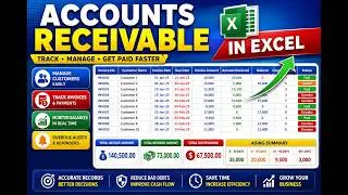 How to crate Account Receivabel Sheet in Excel |how to calculate the aging in excel |accounts receiv