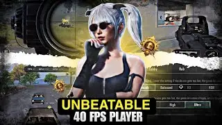 40 FPS BEST PLAYER IN INDIA 🇮🇳 | BGMI 4.1 UPDATE IS NOT STABLE FOR LOW END DEVICE 😯