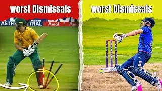 Top 10 Worst Dismissals Moments In Cricket History | Cricket On Top