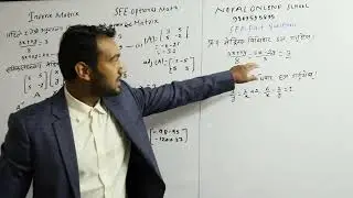 SEE Opt. Math Inverse of a Matrix Solution | Class 10 Opt Math | Class 10 Opt. Math Set Solution
