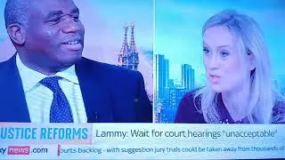 David Lammy on court black log Sky News UK