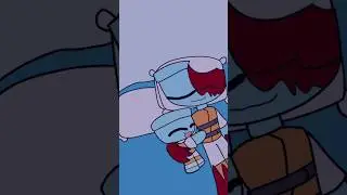 Baby finn and fxnn! 😄🥰 #dandysworld #animation #fxnn #finn