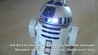 Star Wars Interactive Astromech R2-D2 In Action! Tutorial/Program