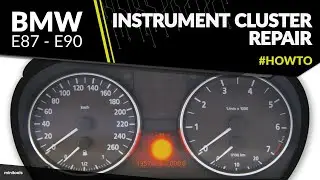 BMW 3 Series E90 and 1 Series E87 instrument clusters repair &ndash; LCD screen replacement