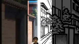 transition design image to original image #drawing #realimages #shorts