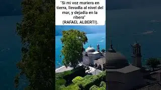 RAFAEL ALBERTI: SI MI VOZ MURIERA EN TIERRA...