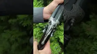 Old Double Barrel Shotgun  #antique #blackpowder #gun #pewpew #history