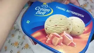 Creambell caramel Butterscotch icecream unboxing and review| Price| Amazon Fresh Offer