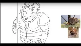 ART стрим - рисуем МТГ токены с Романом Родиным MTG token sldier