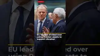 EU debates use of frozen Russian assets to support Ukraine | AJ #shorts