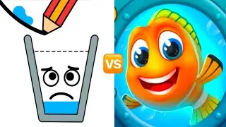Happy Glass Puzzle VS Save the Fish | Pull The Pin | Best Mobile Puzzle Games Android