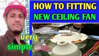 How to install a ceiling fan | ceiling fan kaise fit karte hain | Arman +  Technical True