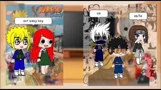 ⚡TEAM MINATO+KUSHINA🔥 REACT TO 4th GREAT NINJA WAR//GACHA CLUB//[PART 1]❤️
