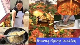 Hmong Spicy Walleye / Walleye kib ntsim ntsim qab qab.