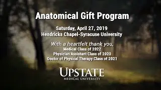 Upstate Medical University-Anatomical Gift Program Memorial Service