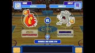 Backyard Basketball | Round 1 | Game 1 of Playoffs | HOT DOGGERS VS TRASH TALKERS