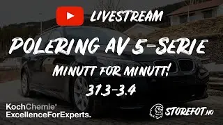 Storefot Livestream - Polering Minutt for Minutt DEL 2 - Polering!