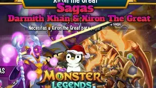 Saga of Darmith Khan and Xiron the Great | Monster Legends Spanish