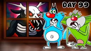 Roblox Oggy Survive 99 Nights In The Forest With Jack