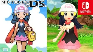 Pokemon Brilliant Diamond & Shining Pearl Vs. Pok&eacute;mon Diamond & Pearl Comparison