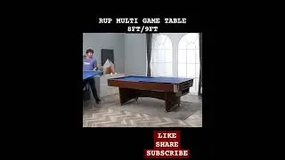 RUP Multi Game Table 3 in 1 | 8ft/9ft #pooltable #8ballpool #tt #rup