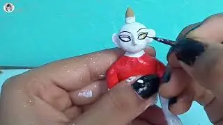 How to make Radha Rani Idol at home || Radha ji Idol/Murti making with clay || 2024