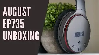 August EP735 Bluetooth Active Noise Cancelling Headphones Unboxing and Short Review