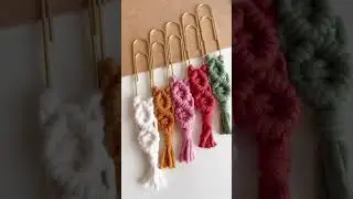 Trim some macrame paper clips with me #australia #smallbusinessowner #packingasmr #asmr #macrame