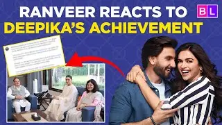 Ranveer Singh Cheers Wife Deepika Padukone After Her Appointment as Mental Health Ambassador