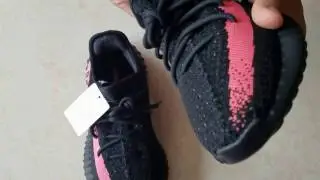 What's UA? UA Yeezy Boost 350 V2 Red Stripe Details
