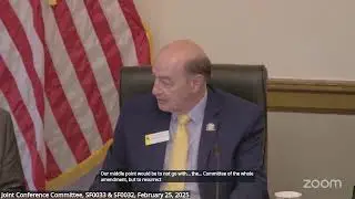 Joint Conference Committee, SF0033 and SF0032, February 25, 2025