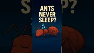 Do Ants Ever Sleep?! 🐜😴 #shorts