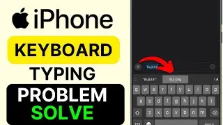 iPhone Keyboard Not Working Fix | Keyboard Typing Problem Solution | Mobile Settings Trick 2025