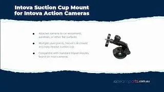 Intova Suction Cup Mount for Intova Action Cameras