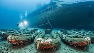 Crucero perdido 1996 &mdash; 27 a&ntilde;os despu&eacute;s buzos descubren botes salvavidas perfectamente alineados