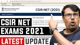 CSIR NET 2021 Exam Date 